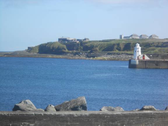 Lighthouse at wick harbour